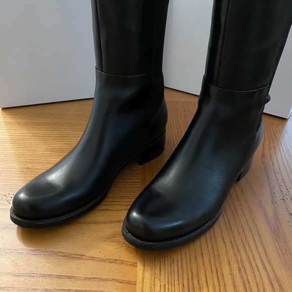 NIB Blondo VELMA Waterproof LEATHER OTK Boots BLACK 6.5 - Picture 5 of 7